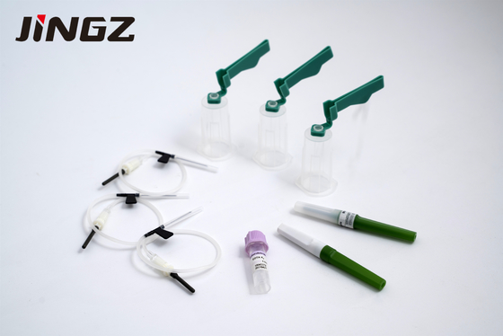esterilización multi del gas del EO de la muestra de Pen Type Blood Collection Needle del rosa 18G