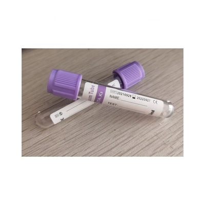 Tubos de la colección de la sangre del EDTA K3 del tubo 8ml-10ml del EDTA de Mark Lavender Top del CE