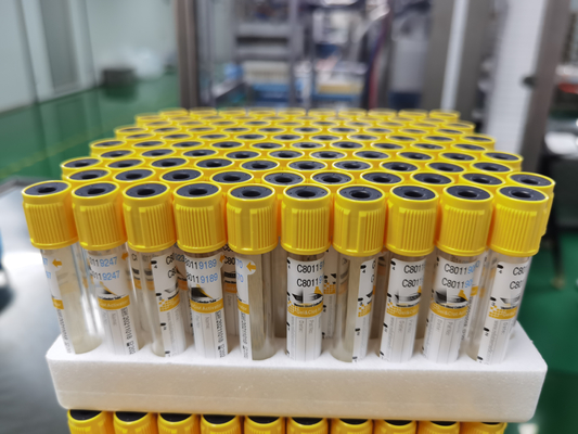 tubo de cristal del activador del coágulo del separador del suero del frasco 16*100m m del activador del coágulo 8ml