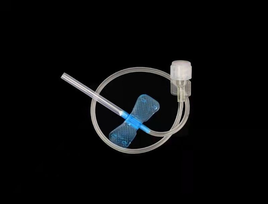 Dos se fueron volando la esterilización suave del gas de la aguja 23G EO de la mariposa de la colección de la sangre azul