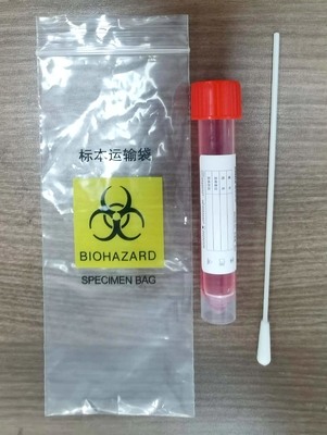 Esponja reunida tubo de la colección de espécimen del equipo 5ml-10ml del muestreo del virus Covid-19