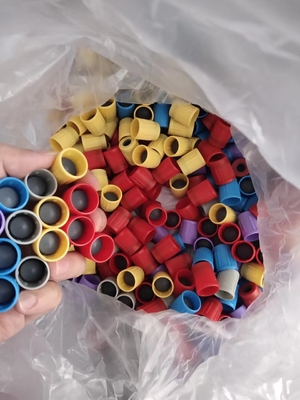 El tubo de la colección de la sangre del diámetro 13m m 16m m parte el tapón de goma del casquillo