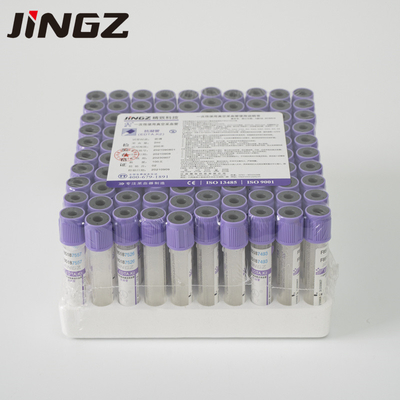 Tubo 3ml 13*75m m de la colección de la sangre del EDTA del ANIMAL DOMÉSTICO K3 con adictivo rociada