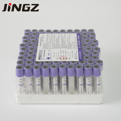 Tipo plástico de cristal de la etiqueta adhesiva del tubo 2ml-10ml de la colección de la sangre del EDTA K3