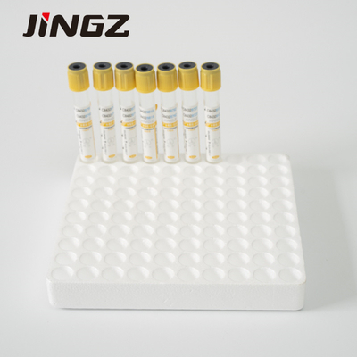 Tubo superior amarillo del ml SST del tubo 5 del separador del suero del ANIMAL DOMÉSTICO de cristal para el hospital