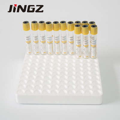 Tubo superior del gel del tubo 2-10ml del oro de la esterilización de radiación SST con el activador del coágulo