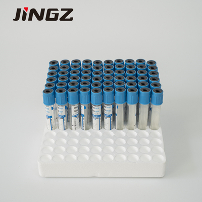 Tubos protegidos azules del citrato de sodio de JINGZ 10 ml para el examen médico