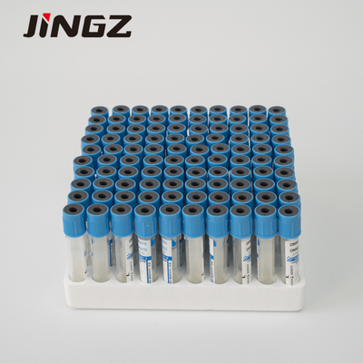 Tubos protegidos azules del citrato de sodio de JINGZ 10 ml para el examen médico