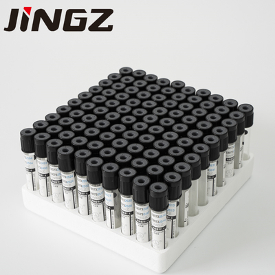 Capuchón negro 1.6 ml 1.28 ml Citrato de sodio 3.8% tubo ESR tubo de análisis de sangre