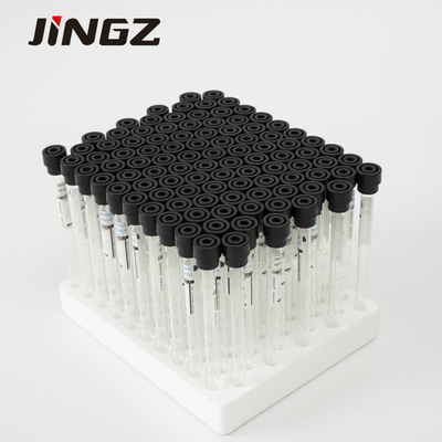 Tubo negro 8*120m m de la colección de la muestra de sangre del citrato de sodio del tubo 1.6ml del ESR 3,8%