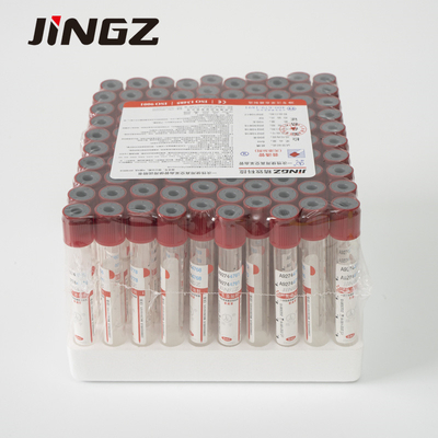 tubo llano de la colección de la muestra de sangre del vacío del tubo de 16*100m m que acuerda Vacuum