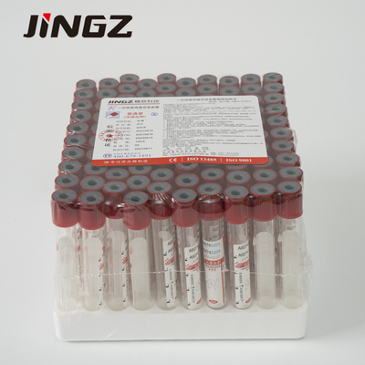 Ningún plástico adictivo del vidrio de Leakpropf 2-10ml del tubo de la colección de la muestra de sangre