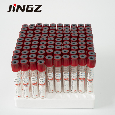 Claramente ningún casquillo rojo 2-10ml de la muestra de sangre del tubo adictivo de la colección