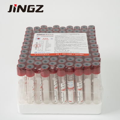 4ml ningunos tubos superiores rojos del suero de la sangre de los tubos aditivos de la colección 13*75m m