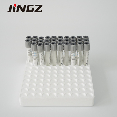 Plástico del vidrio de Grey Top 2-10ml del tubo de la colección de la muestra de sangre del tubo de SodiumFluoride