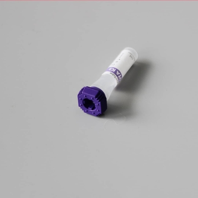 Casquillo púrpura micro Vacuum del tubo 0.25ml-1ml de la colección de la sangre del EDTA capilar