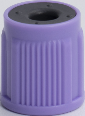 El tubo coloreado de la colección de la sangre de Vacuum parte los casquillos del tubo de 13m m 16m m
