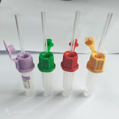 frascos capilares de la colección de la sangre de 0.25ml 0.5ml 0.1ml del tubo micro de la colección