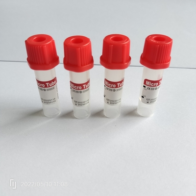 Esterilización de radiación micro del tubo de la colección de la sangre del EDTA del llano para los niños