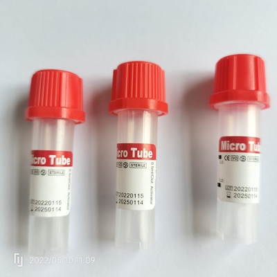 Tubo micro pediátrico 11*45m m de la colección de la sangre del CE ISO13485 para el paciente de Geriatriatric