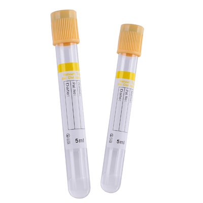 vacío de cristal del tubo del activador del coágulo del gel de la separación del tubo de ensayo 13*100m m del gel de 4ml 8ml