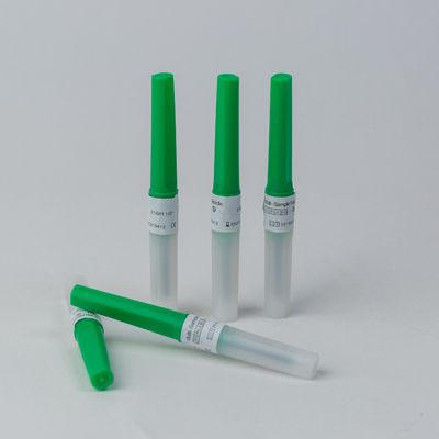 pluma de la aguja de la colección de la sangre del verde 21G