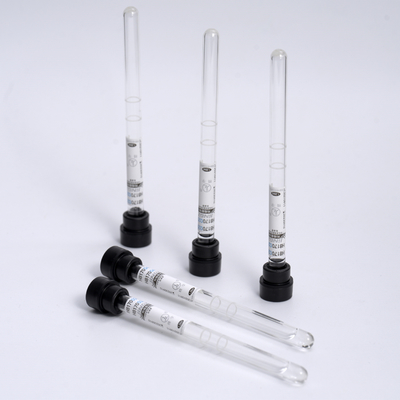 análisis de sangre del Esr del negro del tubo de la colección de la sangre del citrato de sodio de 1.28ml 1.6ml Vacuum