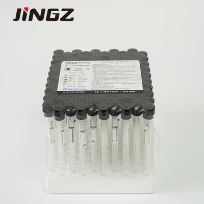 análisis de sangre del Esr del negro del tubo de la colección de la sangre del citrato de sodio de 1.28ml 1.6ml Vacuum