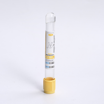 Activador de coágulos de gel estéril superior amarillo SST tubo de recolección de muestras de sangre al vacío para el hospital