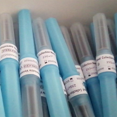 Pen Type Blood Collection Needle azul 23G