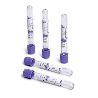 Tubos de la colección de la sangre del vacío del EDTA del EDTA K2 Vacuum del anticoagulante 13*100m m