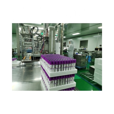 Tubo de vacío de cristal de los frascos 3ml 13*75m m de la muestra de sangre del EDTA K3 con marca del OEM