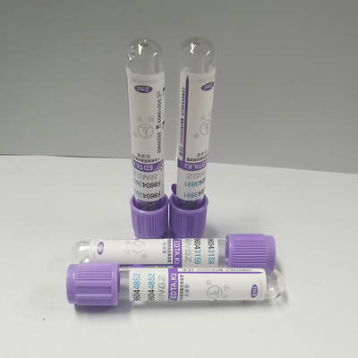 Tubo de cristal del EDTA K3 Vacuum del tubo del EDTA del vacío 2ml en hematología clínica