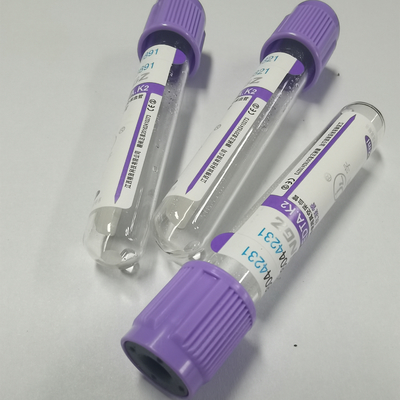 Tubo de cristal del EDTA K3 Vacuum del tubo del EDTA del vacío 2ml en hematología clínica