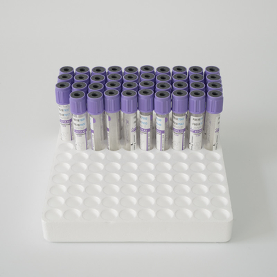 El CE aprobó el top de la púrpura de los tubos del EDTA 4ml que los tubos del drenaje de la sangre muestrean disponible
