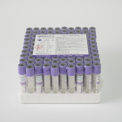 Singel utiliza el frasco púrpura de la sangre del tubo de la colección de la sangre del EDTA de 3ml K3