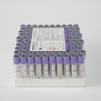 La lavanda K2 EDTA tubo extraer volumen 1 ml-10 ml para la recolección de sangre