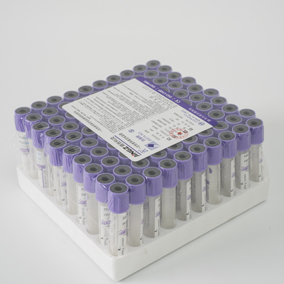 Marca médica del tubo ISO13485 de Vial Lavender Top Blood Collection del EDTA del vacío K3