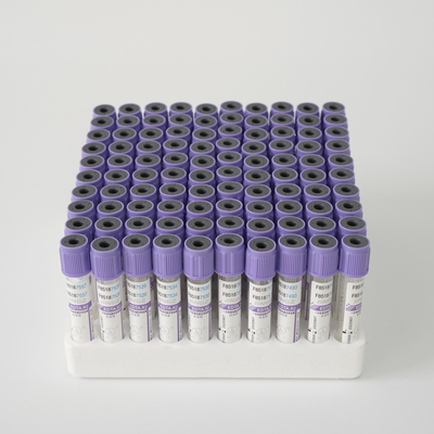 El CE aprobó el top de la púrpura de los tubos del EDTA 4ml que los tubos del drenaje de la sangre muestrean disponible