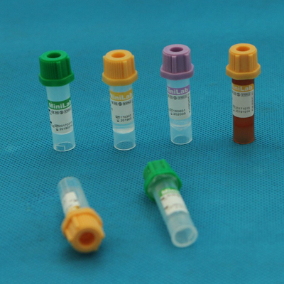 Tubos pediátricos púrpuras de la colección de la sangre del volumen de los tubos 0.5ml de Vacuum pequeños