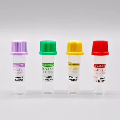 Tubos micro del EDTA de los recién nacidos 0.25ml para los accesorios médicos de la colección de la sangre del niño