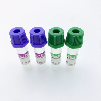 Lavanda Tubos pequeños de EDTA Micro no vacío Edta 0,5 ml para pruebas pediátricas
