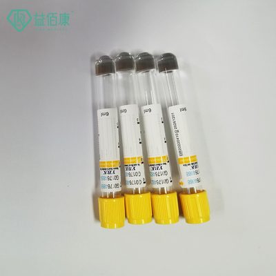 Tubo amarillo del gel de la separación del tubo 0.25-10ml de la colección de la muestra de sangre