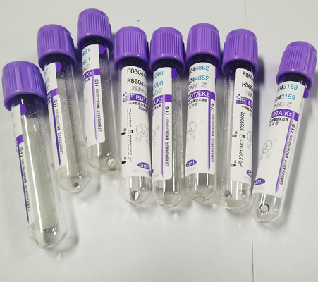 Marca médica del tubo ISO13485 de Vial Lavender Top Blood Collection del EDTA del vacío K3