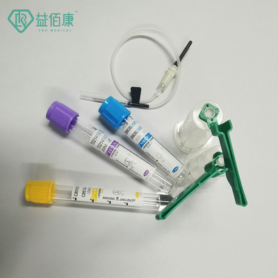 Aguja 2-10ml de la mariposa de la colección de la sangre de 25 indicadores con el tenedor de la seguridad