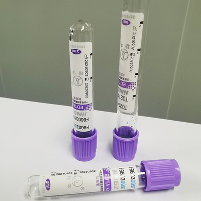 El CE ISO certificó el tubo de ensayo púrpura del top de Vacuum 0.5ml-10ml del EDTA K3