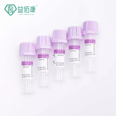 Pequeña botella de la muestra del EDTA de Mini Pediatric Edta Tubes 8*45m m PP