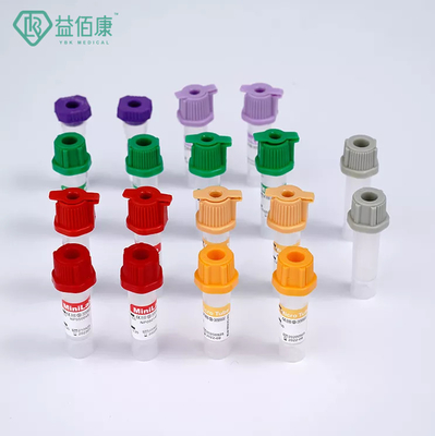 los tubos pediátricos del drenaje de la sangre de 0.25ml 0.5ml 0.1ml no limpian el tubo de ensayo de la sangre con la aspiradora del EDTA