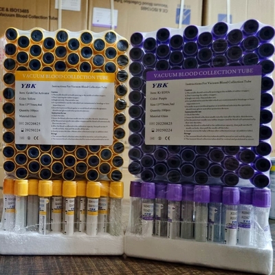 Tubos de cristal del ANIMAL DOMÉSTICO del fabricante 0.5-10ml del tubo del EDTA de la colección de la sangre de Vacuum