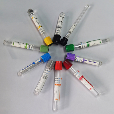 tubo 1-10ml del gel del tubo del EDTA del tubo de la colección de la muestra de sangre de 13*75m m Vacuum